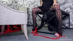 Play Experience ultimate submission as you worship my pantyhose feet in high heels, slave!